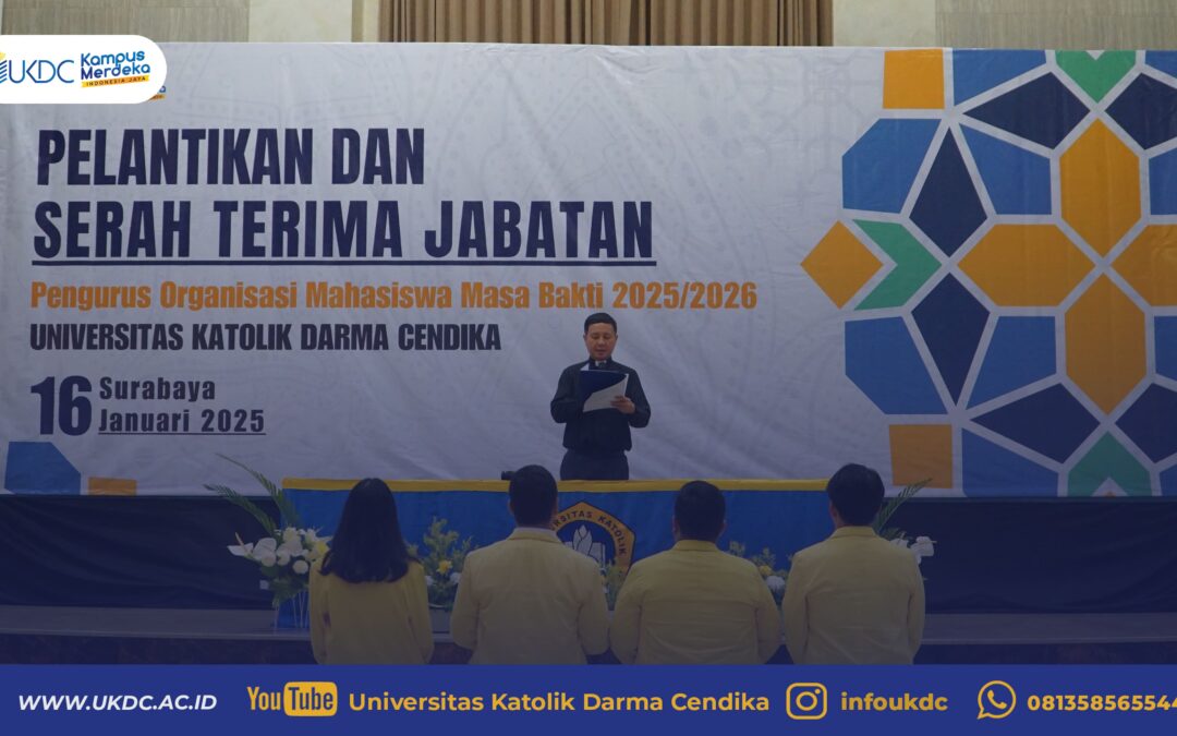 Pelantikan dan Serah Terima Jabatan: Pengurus Organisasi Mahasiswa Masa Bakti 2025/2026