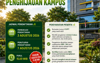 PENGUMUMAN PEMBUKAAN TENDER PENGHIJAUAN KAMPUS