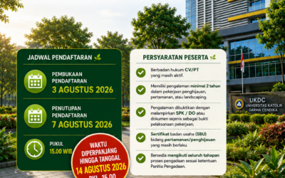 PENGUMUMAN PERPANJANGAN TENDER PENGHIJAUAN KAMPUS