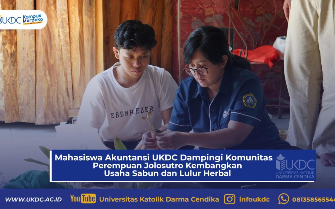 Mahasiswa Akuntansi UKDC Dampingi Komunitas Perempuan Jolosutro Kembangkan Usaha Sabun dan Lulur Herbal