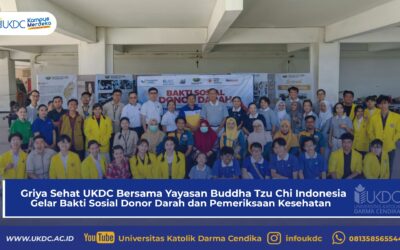 Griya Sehat UKDC Bersama Yayasan Buddha Tzu Chi Indonesia Gelar Bakti Sosial Donor Darah dan Pemeriksaan Kesehatan